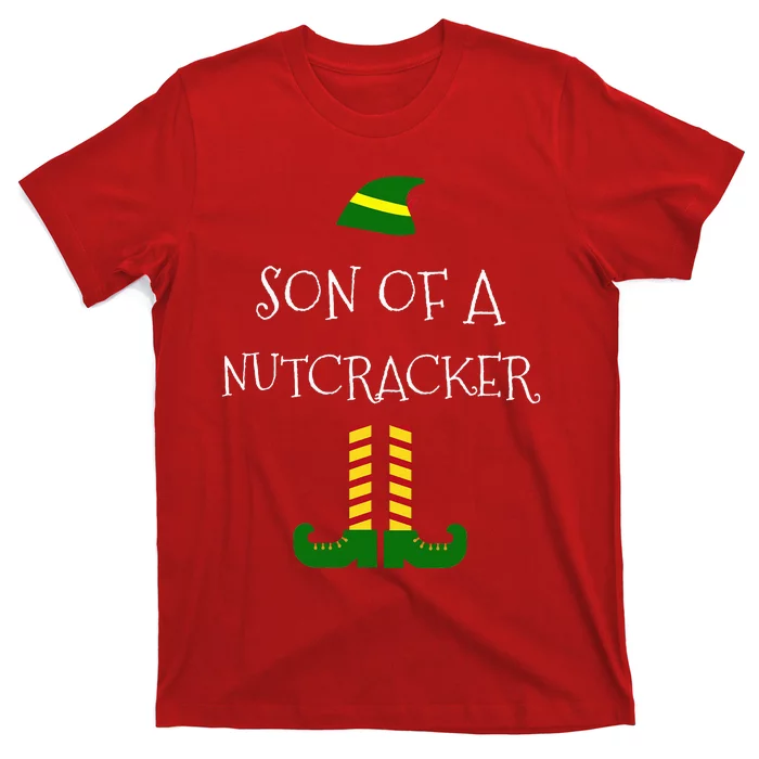 Son Of A Nutcracker Funny Christmas Elf T T-Shirt