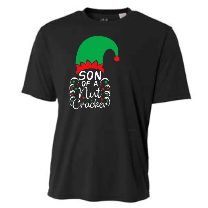 Son Of A Nutcracker Funny Christmas Pajama Cooling Performance Crew T-Shirt