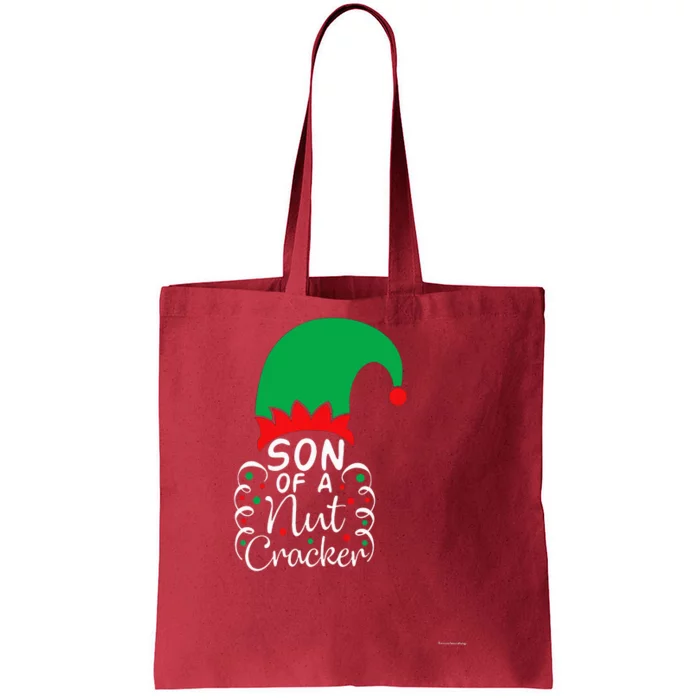 Son Of A Nutcracker Funny Christmas Pajama Tote Bag