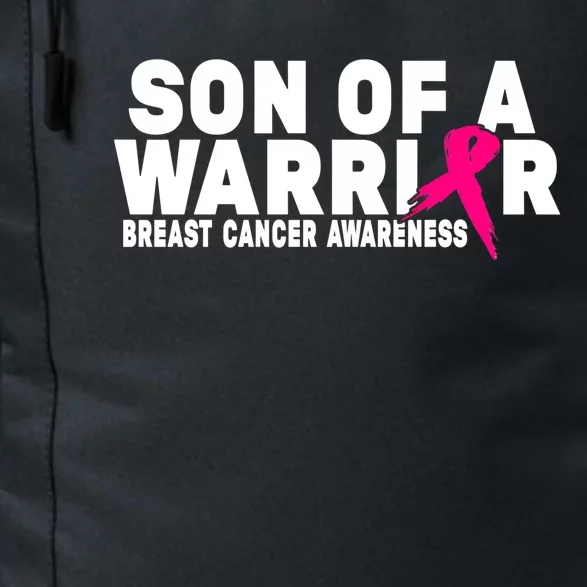 Son Of A Warrior Tee Cute Breast Cancer Fighter Gift Daily Commute Backpack