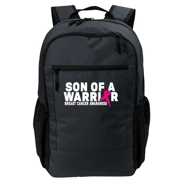 Son Of A Warrior Tee Cute Breast Cancer Fighter Gift Daily Commute Backpack