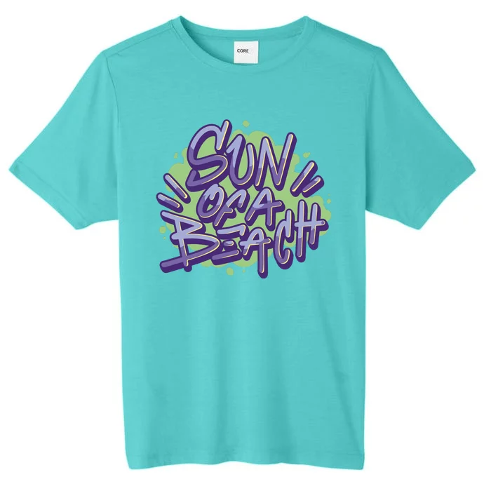 Sun Of A Beach Graffiti Summer ChromaSoft Performance T-Shirt