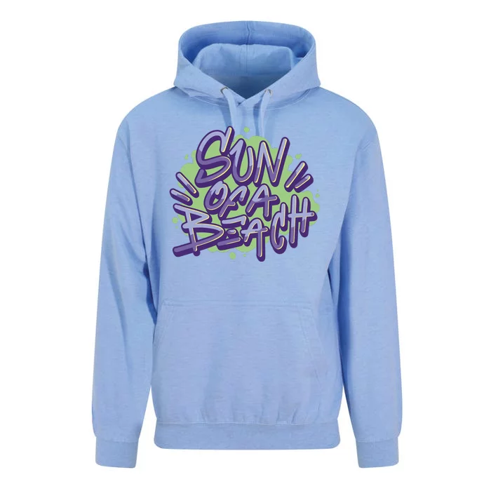 Sun Of A Beach Graffiti Summer Unisex Surf Hoodie