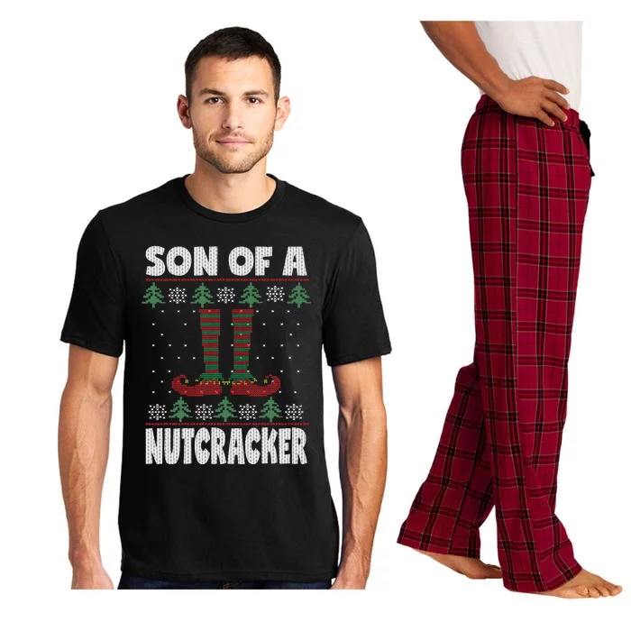 Son Of A Nutcracker Jumper Ugly Christmas Sweater Pajama Set