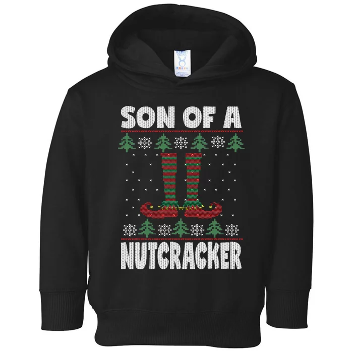 Son Of A Nutcracker Jumper Ugly Christmas Sweater Toddler Hoodie