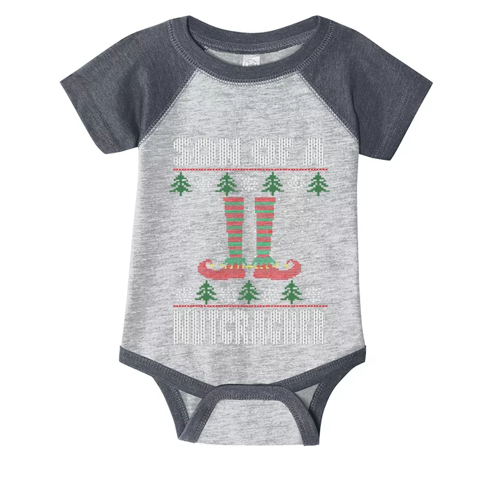 Son Of A Nutcracker Jumper Ugly Christmas Sweater Infant Baby Jersey Bodysuit