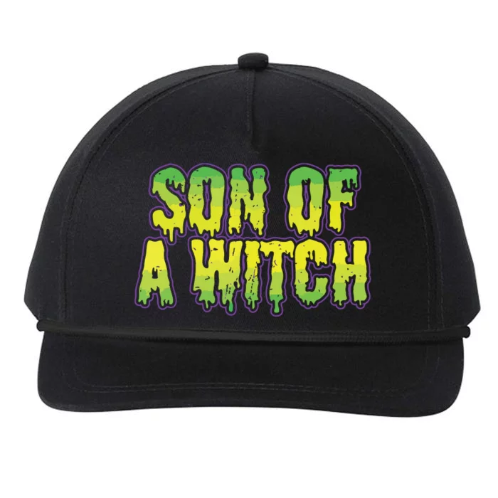 Son Of A Witch Snapback Five-Panel Rope Hat