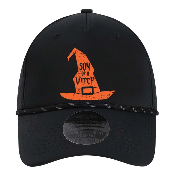 Son Of A Witch Hat Pun Quote Costume Easy Halloween Gifts Performance The Dyno Cap