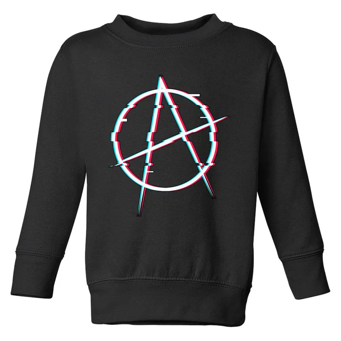 Symbol Of Anarchy Anti Government Steam Toddler Sweatshirt