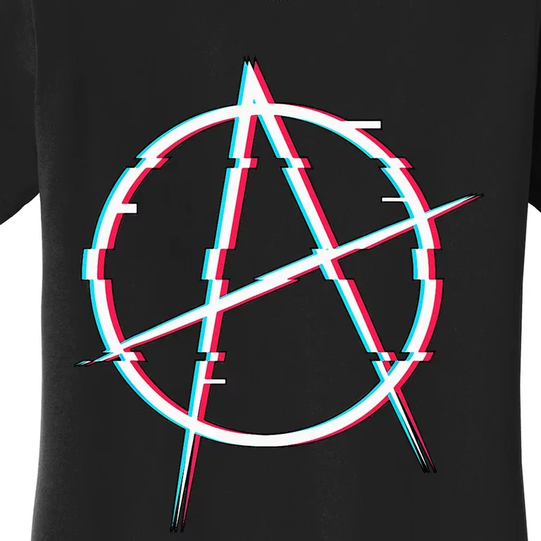 Symbol Of Anarchy Anti Government Steam Women's T-Shirt