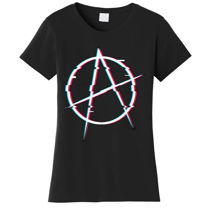 Symbol Of Anarchy Anti Government Steam Women's T-Shirt