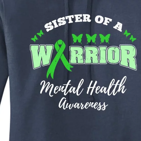 Sister Of A Warrior Tal Health Awareness Funny Gift Women's Pullover Hoodie