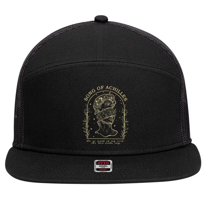 Song Of Achilles He Is Half Of My Soul As The Poets Say 7 Panel Mesh Trucker Snapback Hat