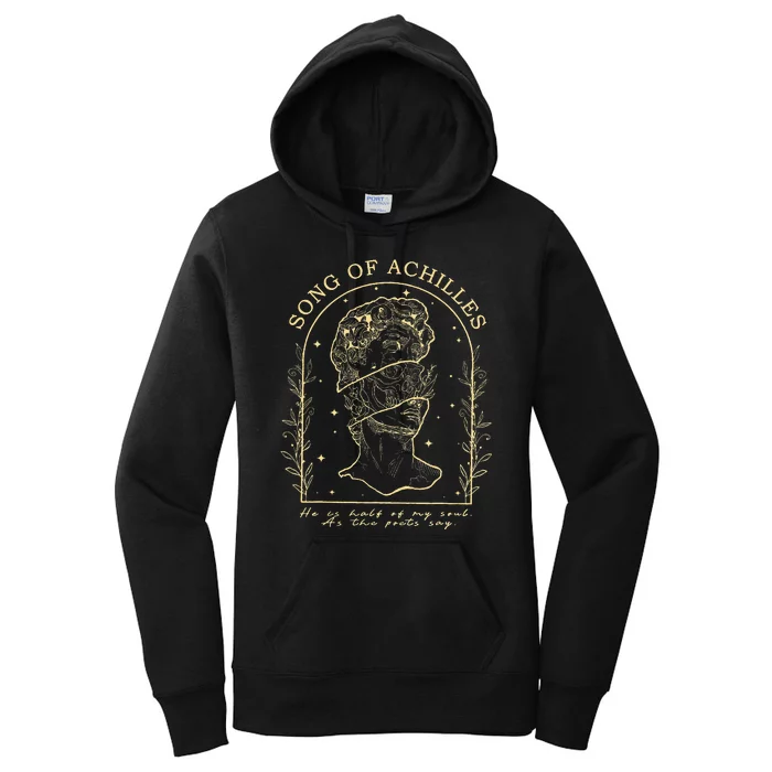 Song Of Achilles He Is Half Of My Soul As The Poets Say Women's Pullover Hoodie