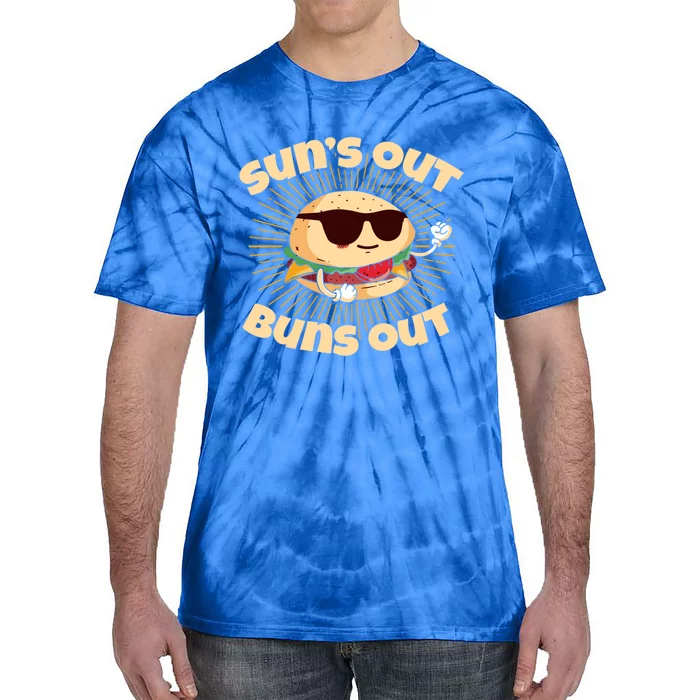 Suns Out Buns Out Summer Fun Beach Getaway Gift Tie-Dye T-Shirt