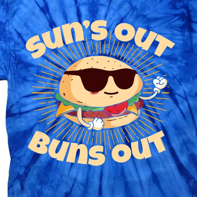 Suns Out Buns Out Summer Fun Beach Getaway Gift Tie-Dye T-Shirt