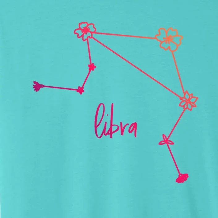 September October Birthday Cute Floral Zodiac Sign Libra Gift ChromaSoft Performance T-Shirt