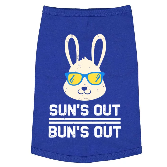 Suns Out Buns Out Funny Bunny Summer Quote Gift Doggie Tank