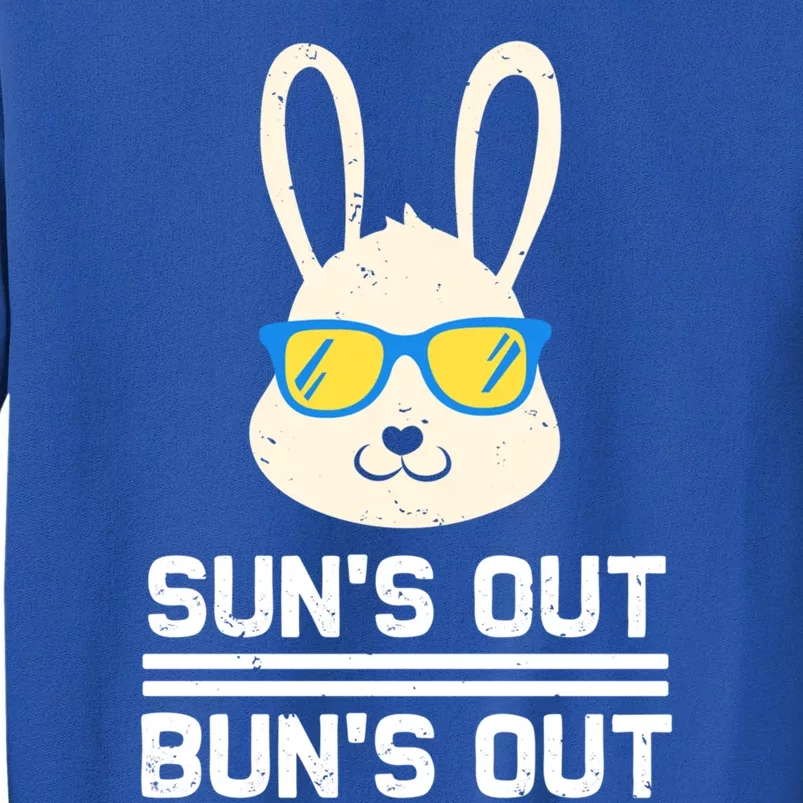 Suns Out Buns Out Funny Bunny Summer Quote Gift Tall Sweatshirt