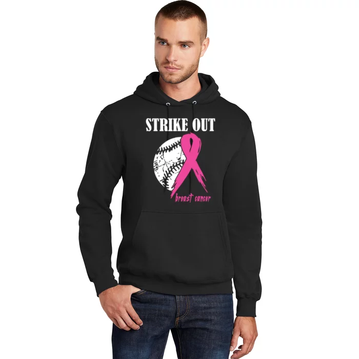 Strike Out Breast Cancer Awareness Baseball Fighters Hoodie