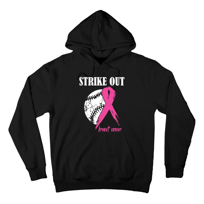 Strike Out Breast Cancer Awareness Baseball Fighters Hoodie