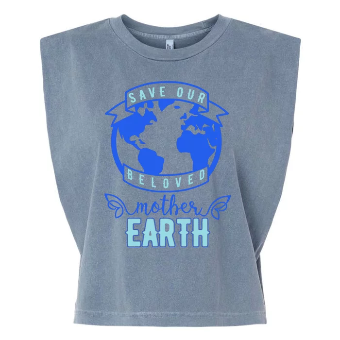 Save Our Beloved Mother Earth Garment-Dyed Women's Muscle Tee