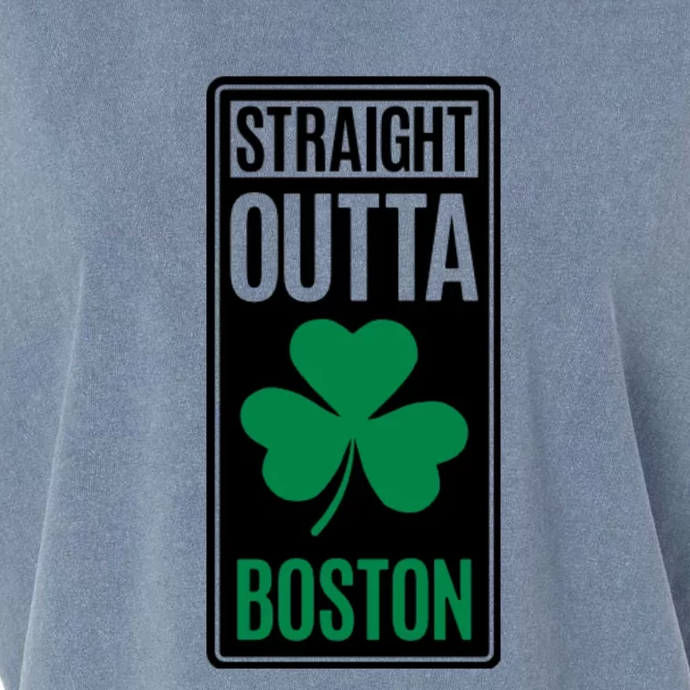 Straight Outta Boston Garment-Dyed Women's Muscle Tee