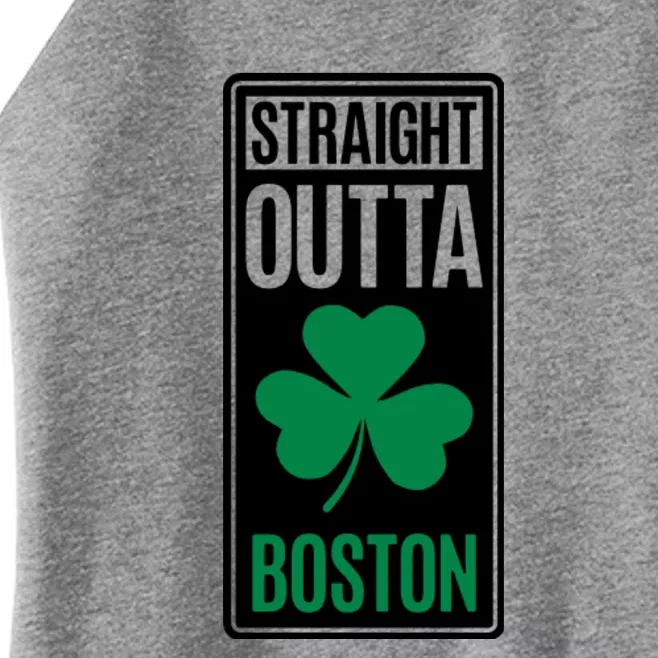 Straight Outta Boston Women’s Perfect Tri Rocker Tank