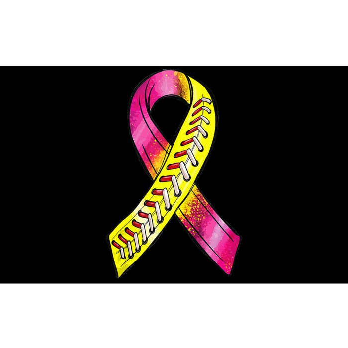 Strike Out Breast Cancer Awareness Day Pink Ribbon Softball Bumper Sticker