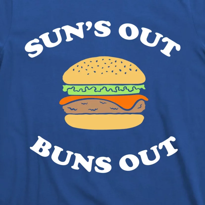 Suns Out Buns Out Bbq Hamburger Gift T-Shirt