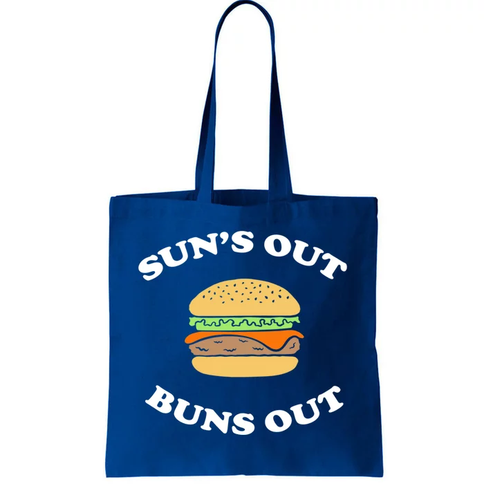 Suns Out Buns Out Bbq Hamburger Gift Tote Bag