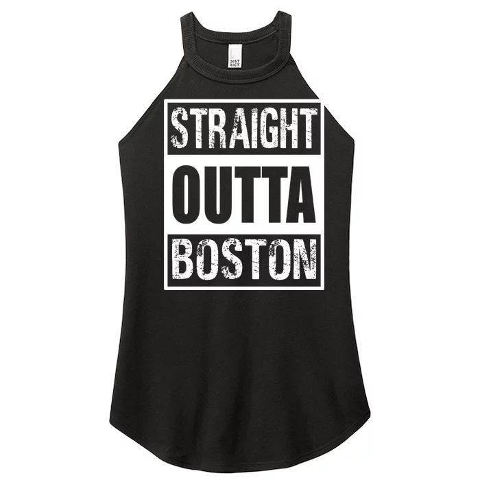 Straight Outta Boston Boston Strong Women’s Perfect Tri Rocker Tank