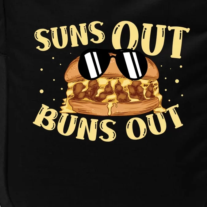 Suns Out Buns Out Burger Lover Foodie Hamburger Gift Impact Tech Backpack