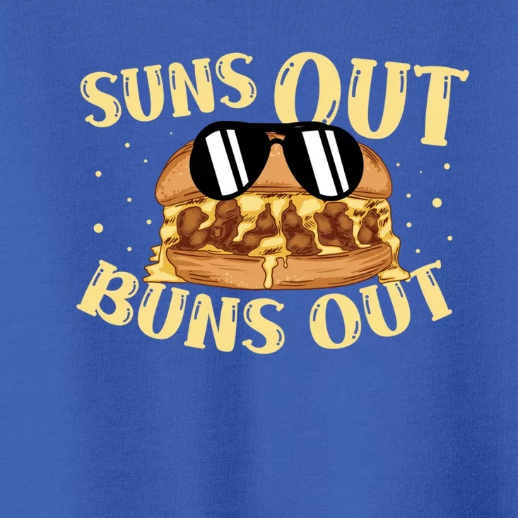 Suns Out Buns Out Burger Lover Foodie Hamburger Gift Toddler T-Shirt