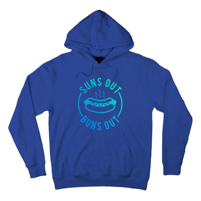 Suns Out Buns Out Funny Unisex Party Hot Dog Gift Hoodie