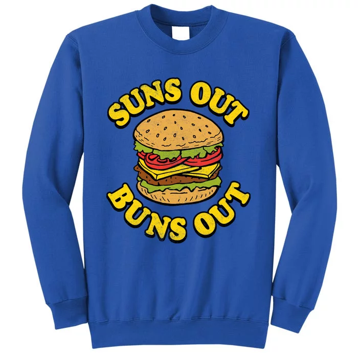 Suns Out Buns Out Hamburger Logo Funny Gift Sweatshirt