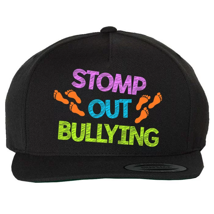 Stomp Out Bullying Anti Bully Equality Novelty Wool Snapback Cap