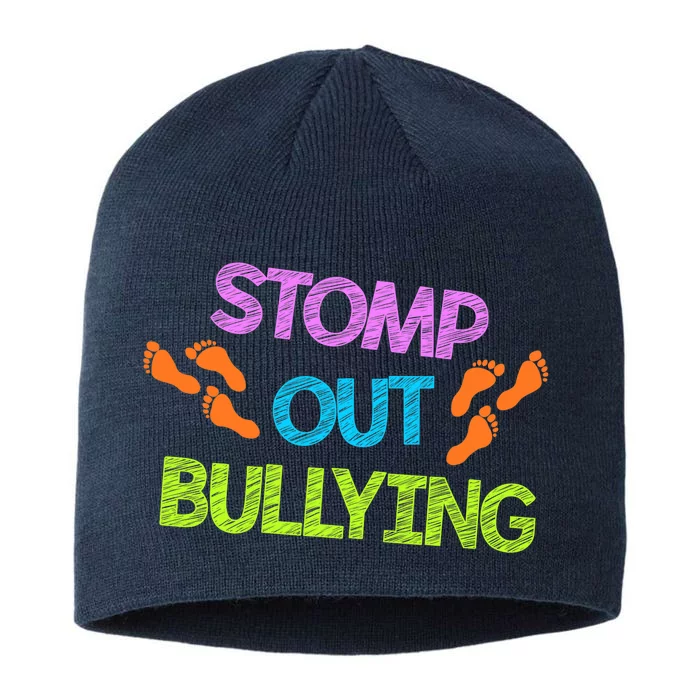 Stomp Out Bullying Anti Bully Equality Novelty 8 1/2in Sustainable Knit Beanie