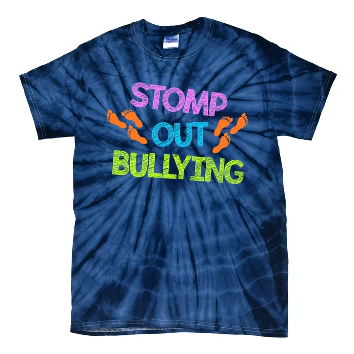 Stomp Out Bullying Anti Bully Equality Novelty Tie-Dye T-Shirt