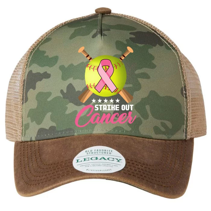 Strike Out Breast Cancer Awareness Baseball Legacy Tie Dye Trucker Hat