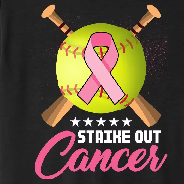 Strike Out Breast Cancer Awareness Baseball ChromaSoft Performance T-Shirt