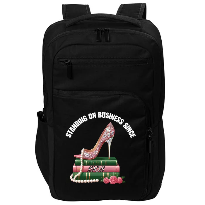 Standing On Business Since 1908 Alpha Kappa Alpha Impact Tech Backpack