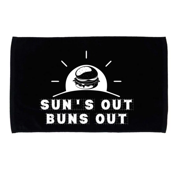 Suns Out Buns Out Summer Gift Microfiber Hand Towel