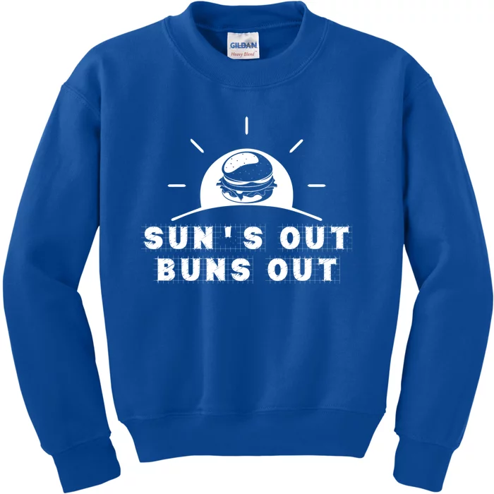 Suns Out Buns Out Summer Gift Kids Sweatshirt