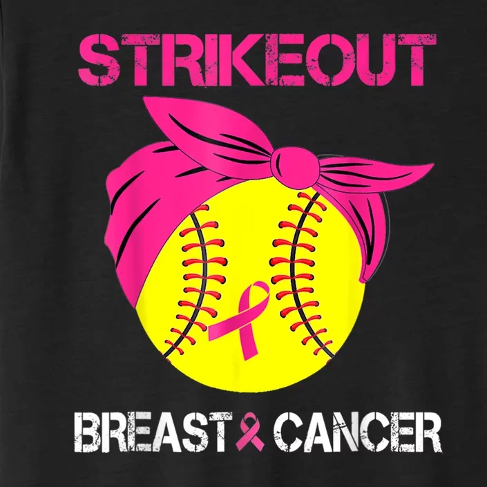 Strike Out Breast Cancer Awareness Softball Fighters ChromaSoft Performance T-Shirt