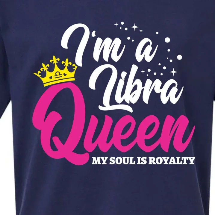 September October Birthday Astrology Libra Queen Cute Gift Sueded Cloud Jersey T-Shirt