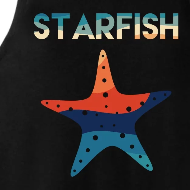 Starfish Ocean Beach Ladies Tri-Blend Wicking Tank