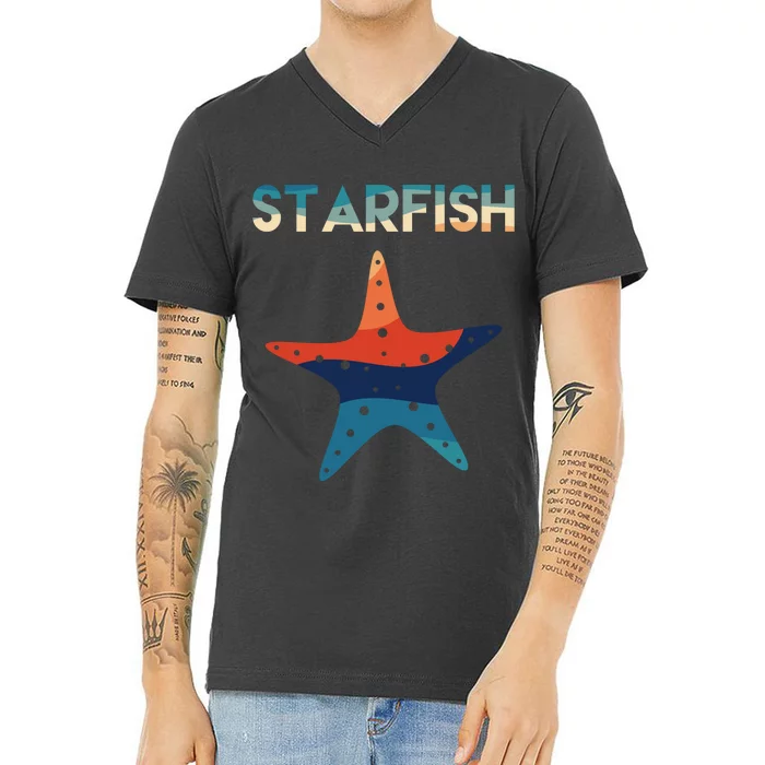 Starfish Ocean Beach V-Neck T-Shirt