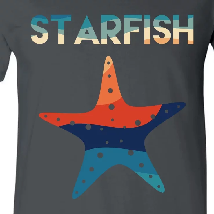 Starfish Ocean Beach V-Neck T-Shirt