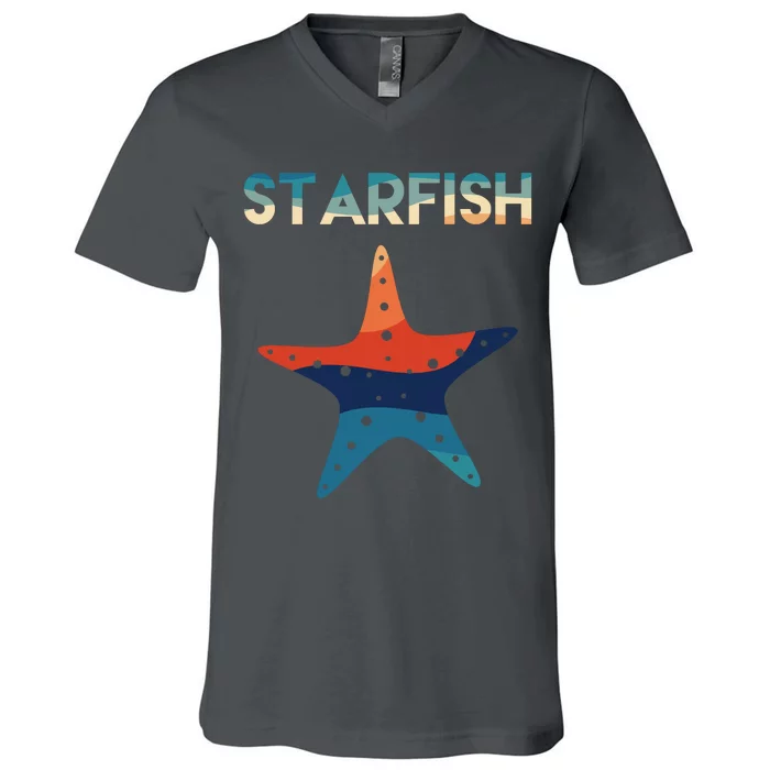 Starfish Ocean Beach V-Neck T-Shirt